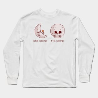 Before and After Christmas Long Sleeve T-Shirt